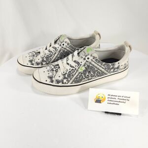 Cariuma Lace Up Sneaker Shoe Womens Size 7.5 Mens Size 6 100103W36W075 Black